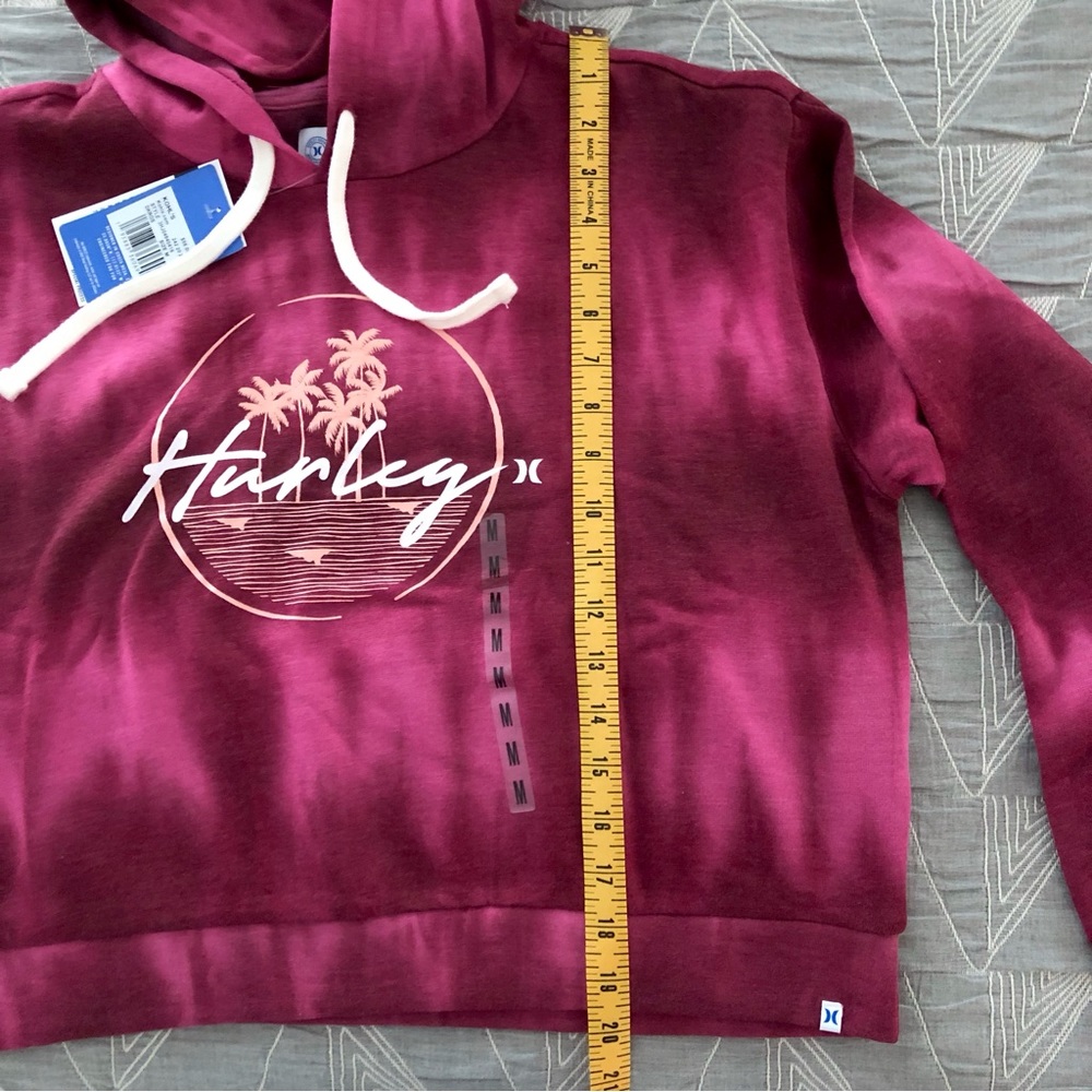 NWT Hurley Cropped Pullover Hoodie - Picture 6 of 10